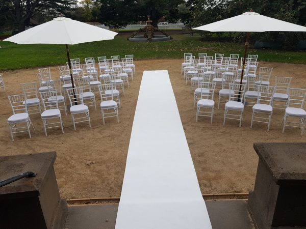 White Aisle Carpet - Image 2