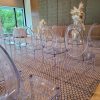 Oval Ghost chairs