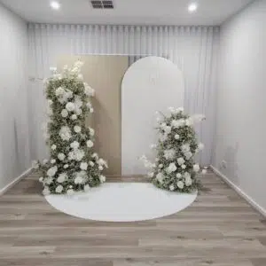 backdrop and arches