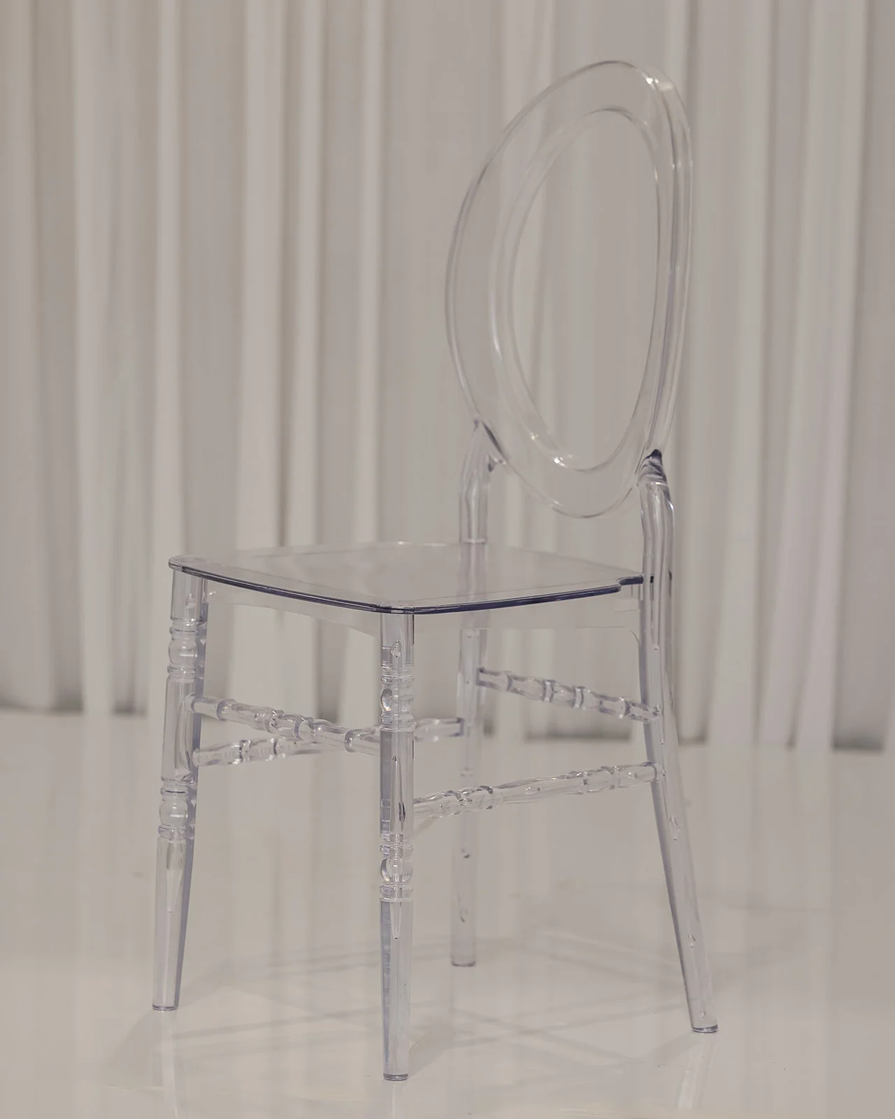 Ghost Oval Chair Hire